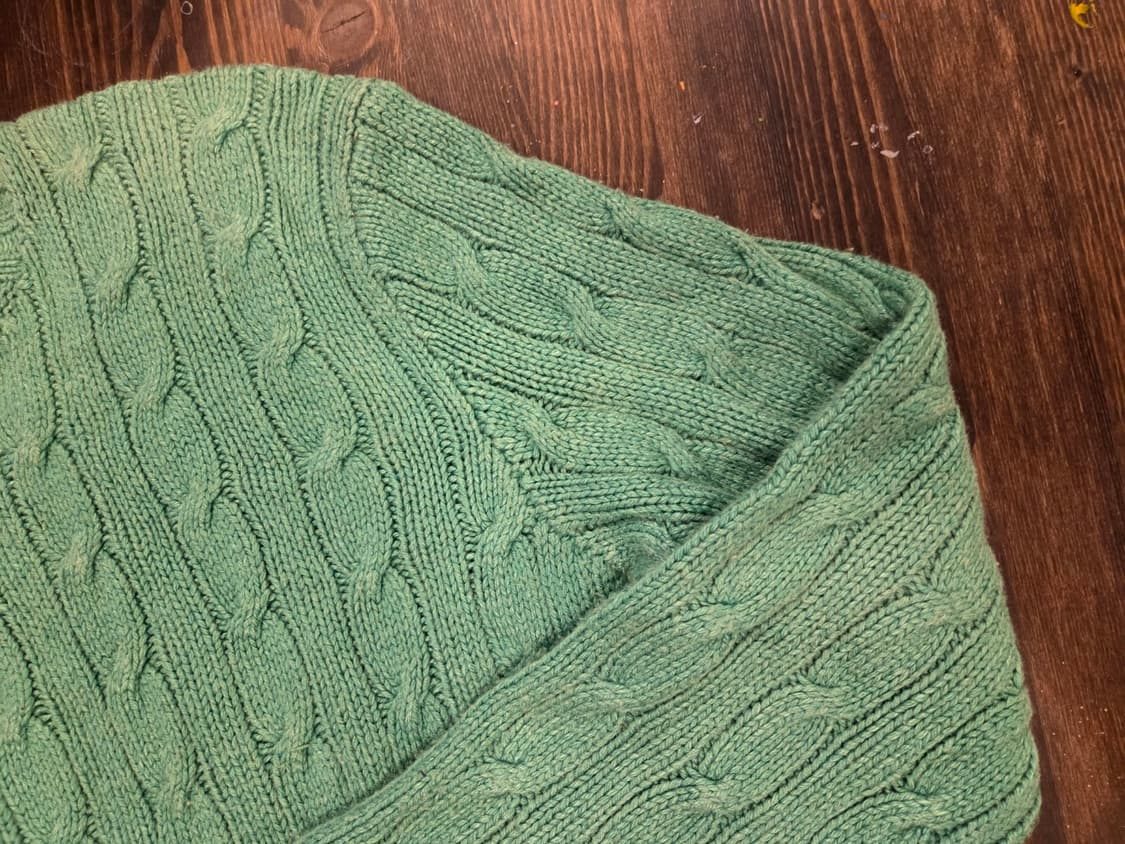 랄프로렌 실크 케이블니트 상품이미지4