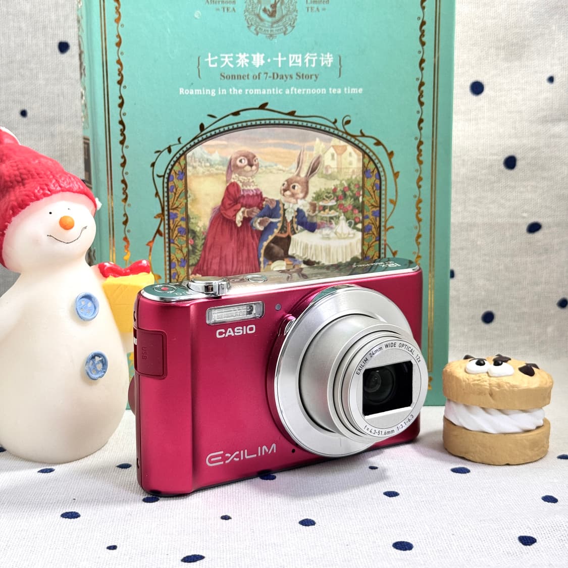 카시오 엑슬림 EX-ZS240 핑크(빈티지디카) 상품이미지1