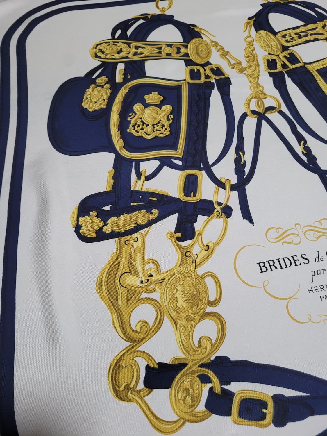 정품 에르메스 까레 실크 스카프 상품이미지5