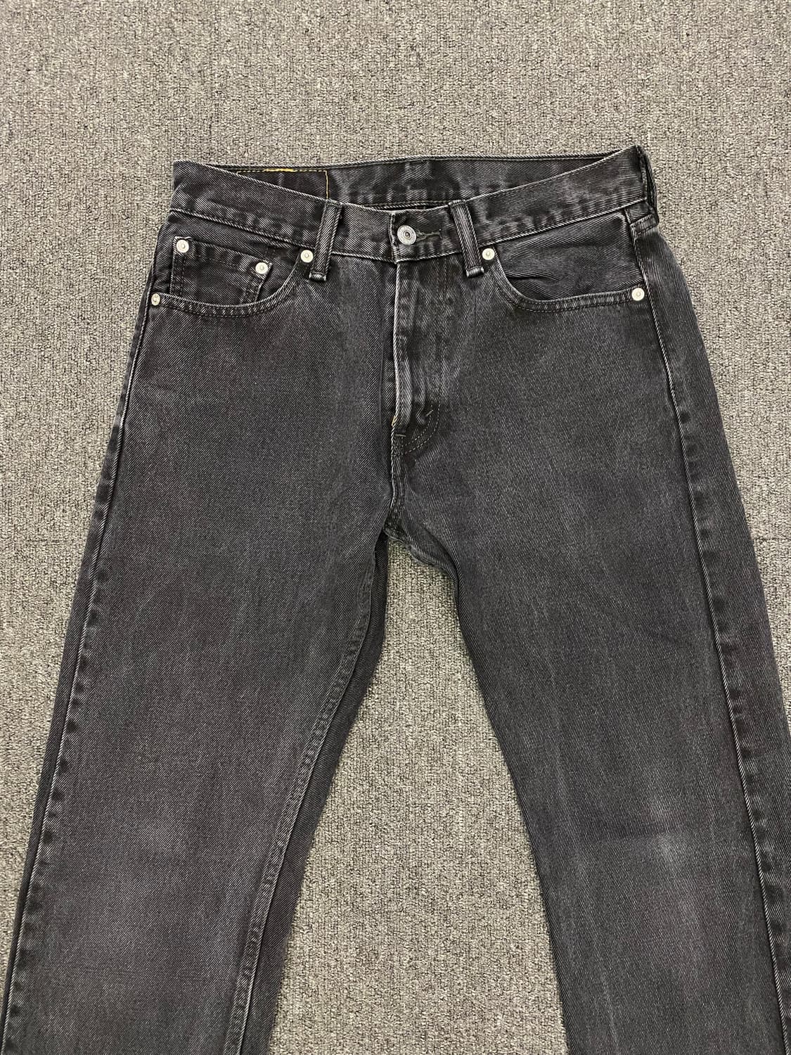 Levis 리바이스 505 흑청 데님팬츠 상품이미지2