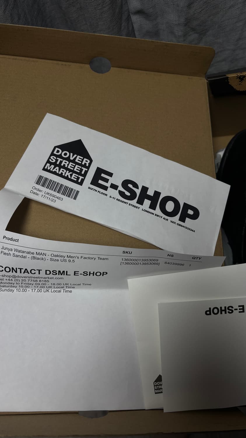 [275] 오클리 준야와타나베 스웨이드 플래시 블랙 상품이미지5