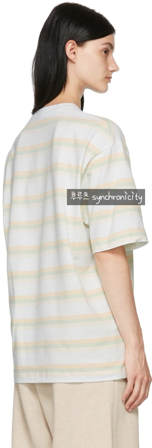 아크네 이모지 파스텔 스트라이프 티셔츠 상품이미지7