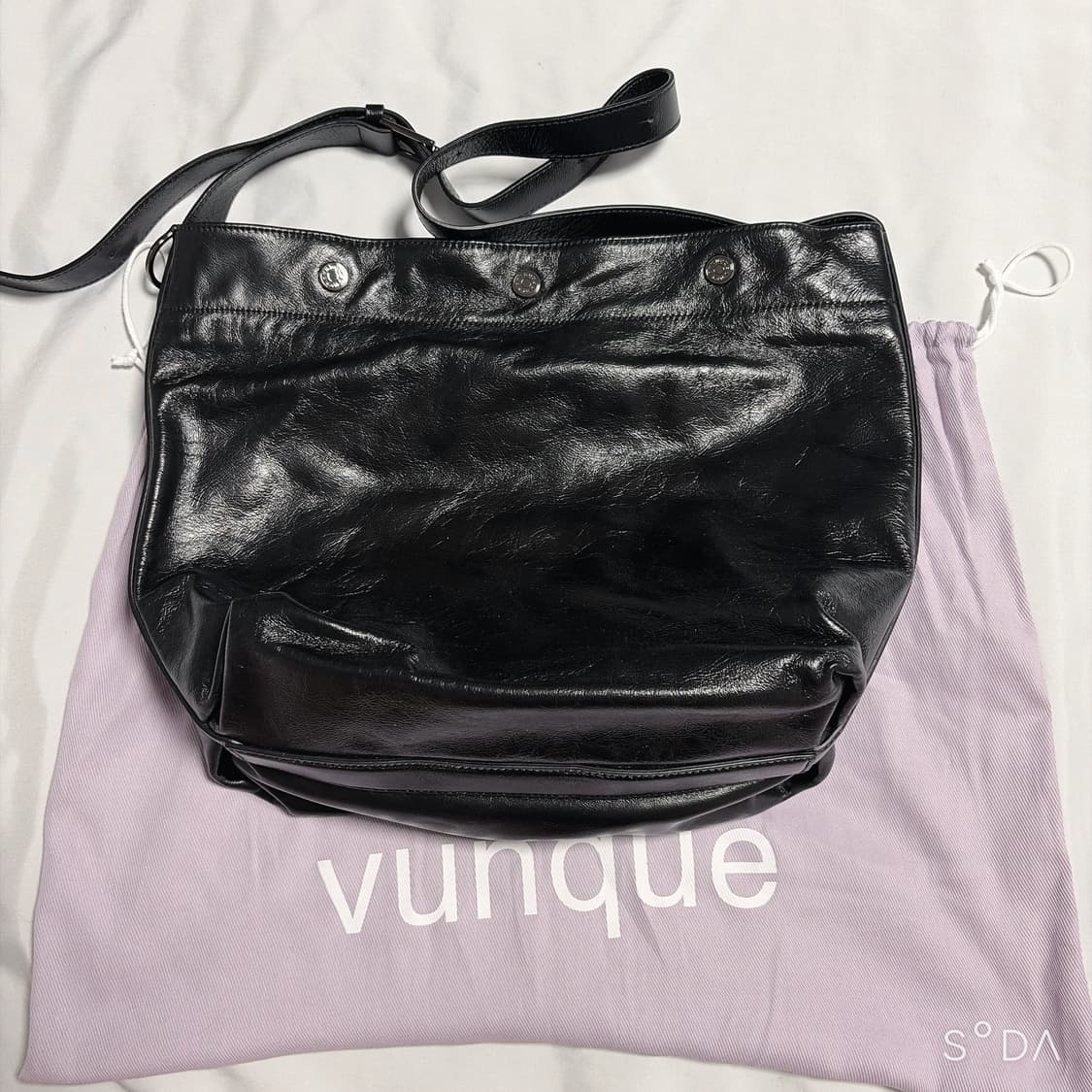 분크 퍼펙 버튼 업 소프크 호보 상품이미지1