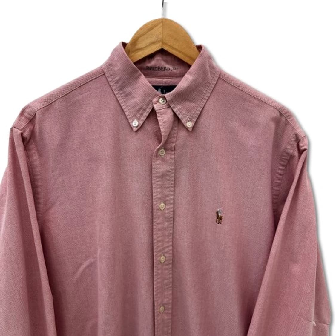 폴로 랄프로렌 YARMOUTH 옥스포드 버튼다운 핑크 셔츠 상품이미지3