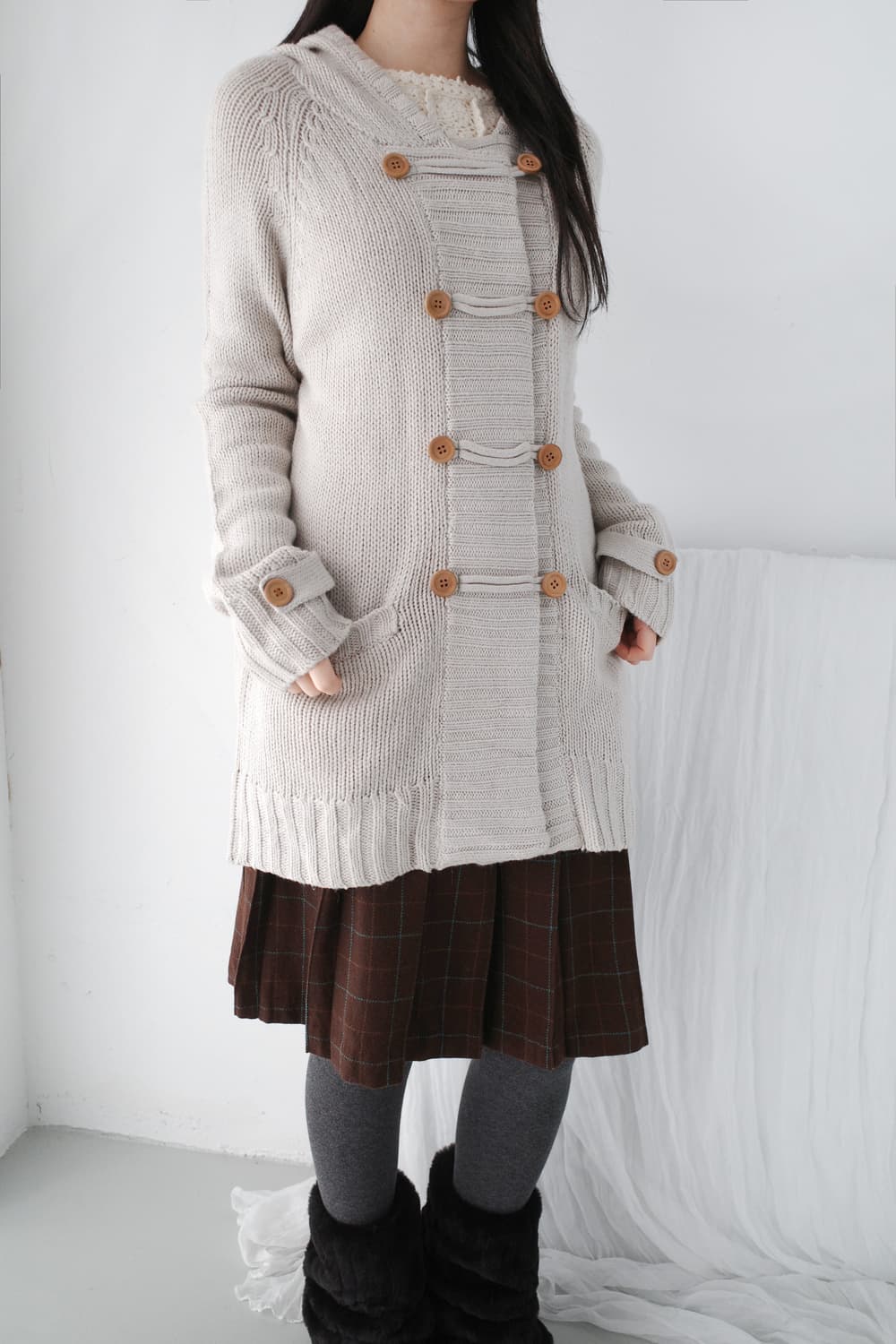 button knit cardigun 상품이미지8