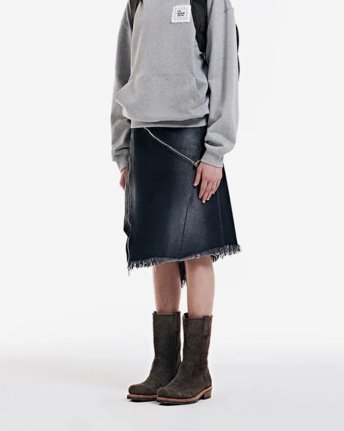 더뮤지엄비지터 데님 스커트 상품이미지6