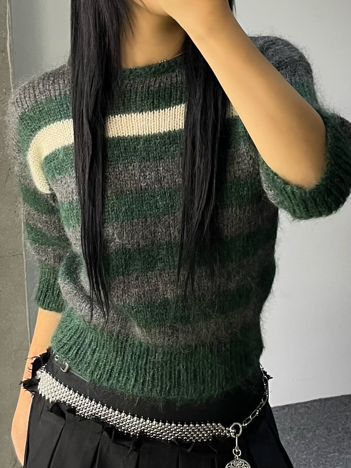 마르니 09a/w 모헤어 하프 탑 상품이미지2