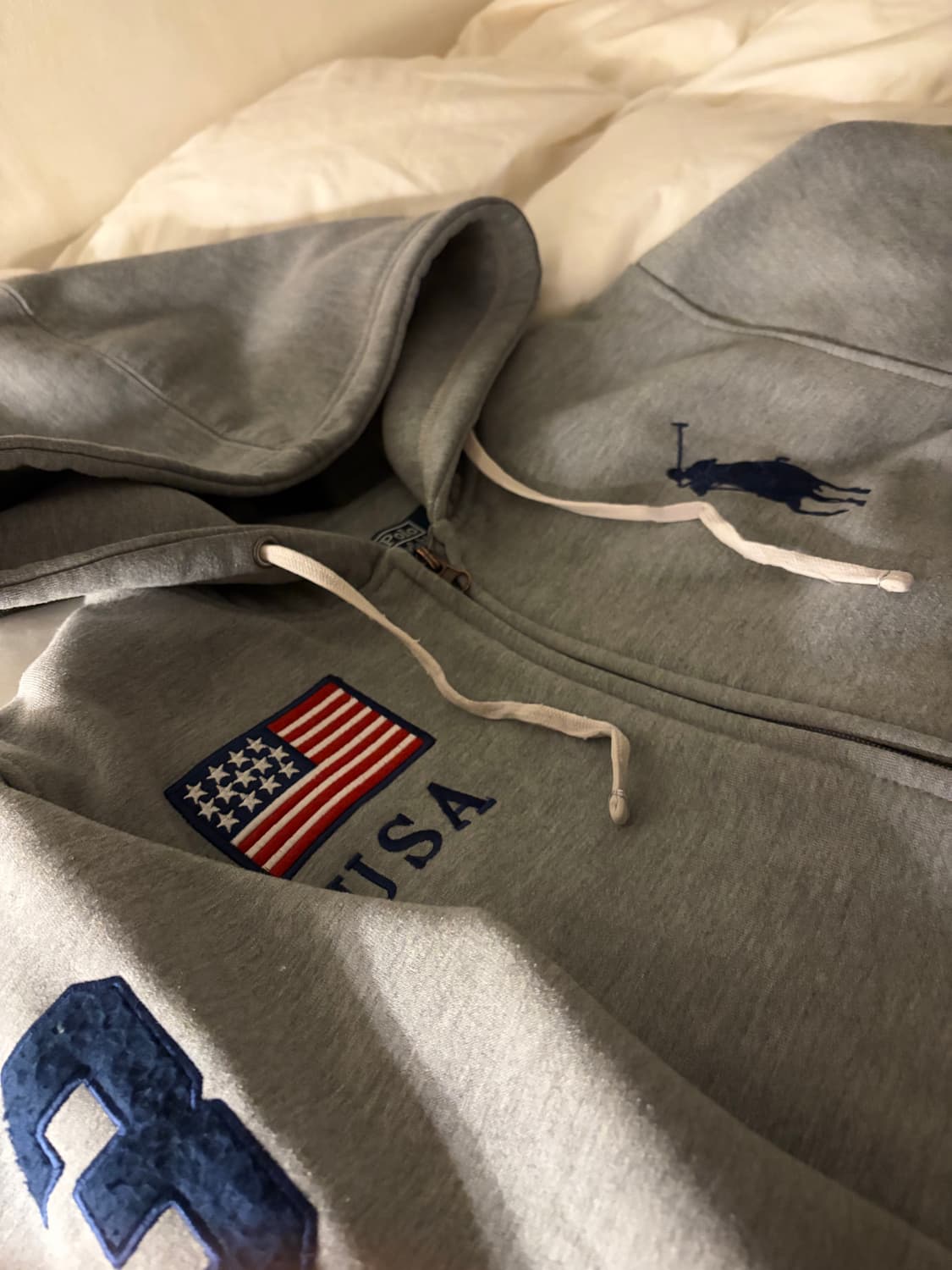 폴로 빅포니 성조기 후드집업 상품이미지2