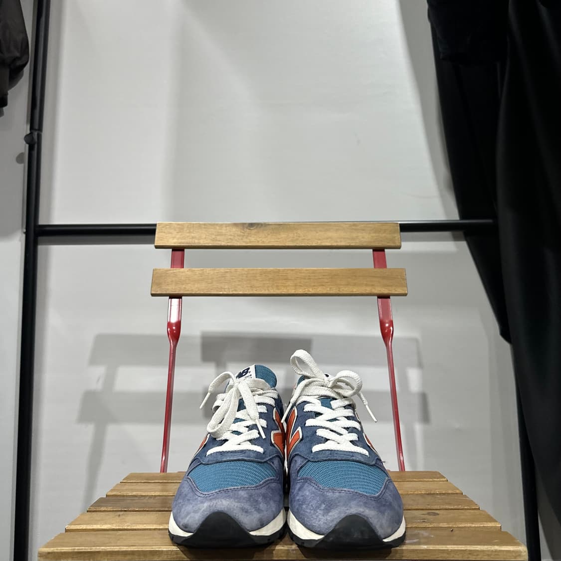 260) USA 뉴발란스x제이크루 운동화 M996 네이지 오렌지 상품이미지2