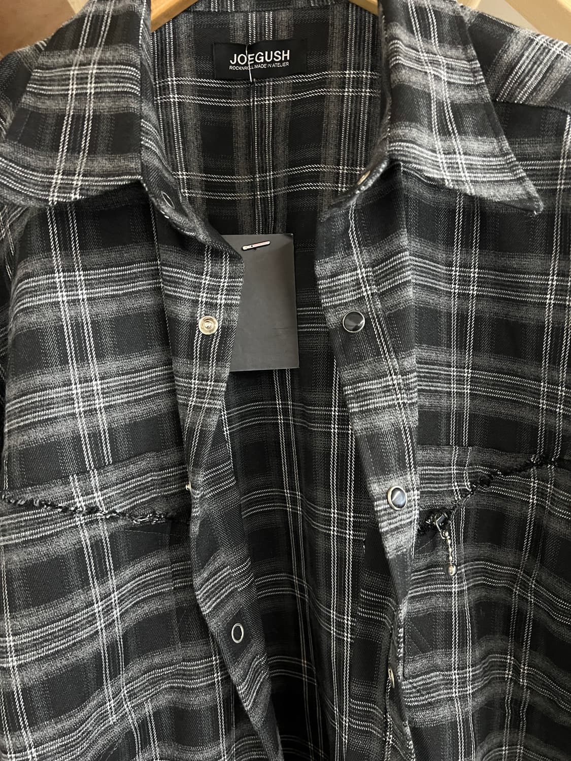 조거쉬 체크 셔츠 상품이미지2