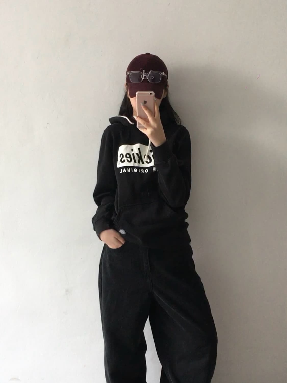 디키즈 빅 프린팅 로고 후드티 상품이미지1