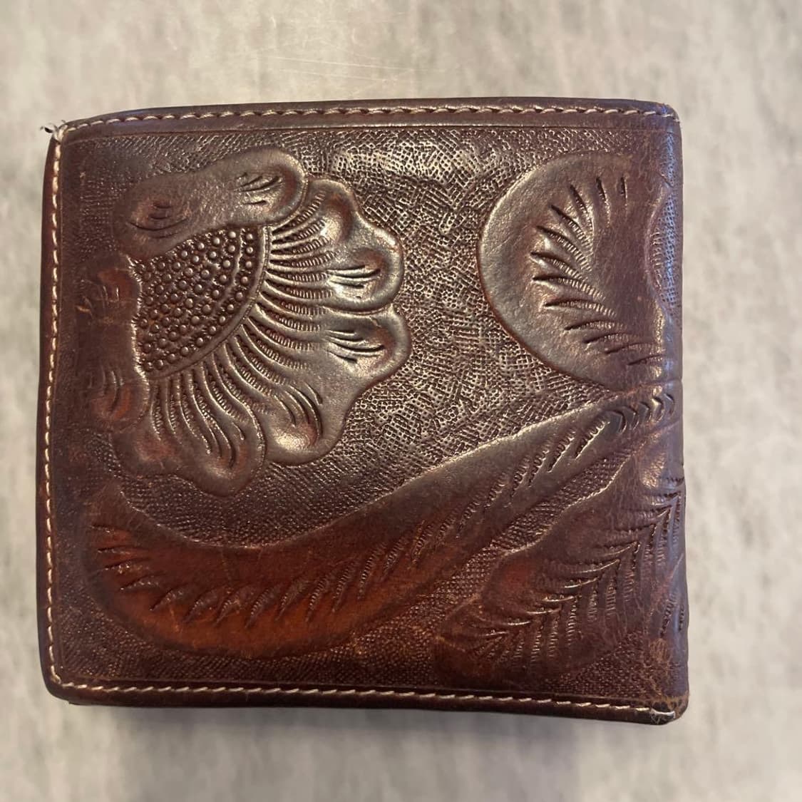 더블알엘 rrl 카빙 레더지갑 상품이미지3