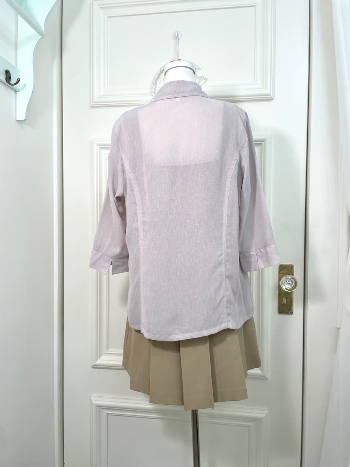 mute lavender summer blouse jacket 상품이미지4