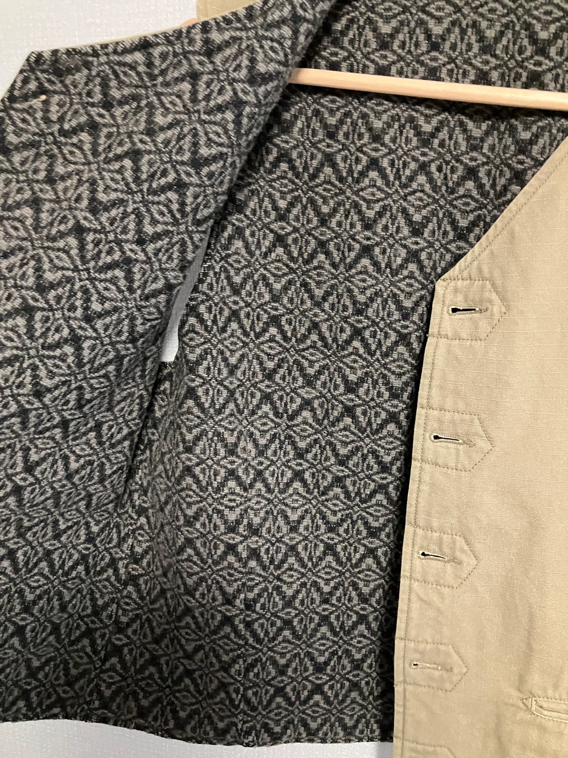 엔지니어드 가먼츠 베스트 M 카키 상품이미지3