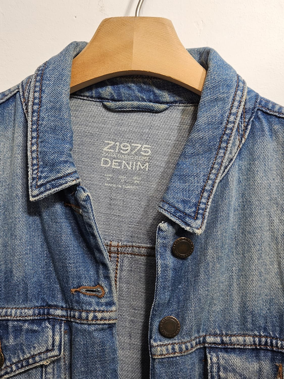 자라(ZARA) 데미지 워싱 청자켓  상품이미지2