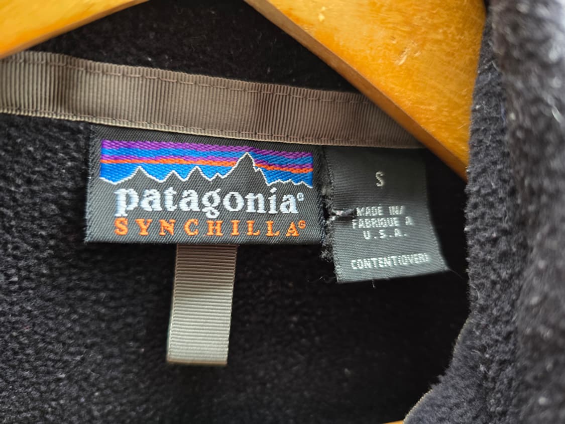 90s 파타고니아 신칠라 풀집업 플리스 (made in usa) 상품이미지5