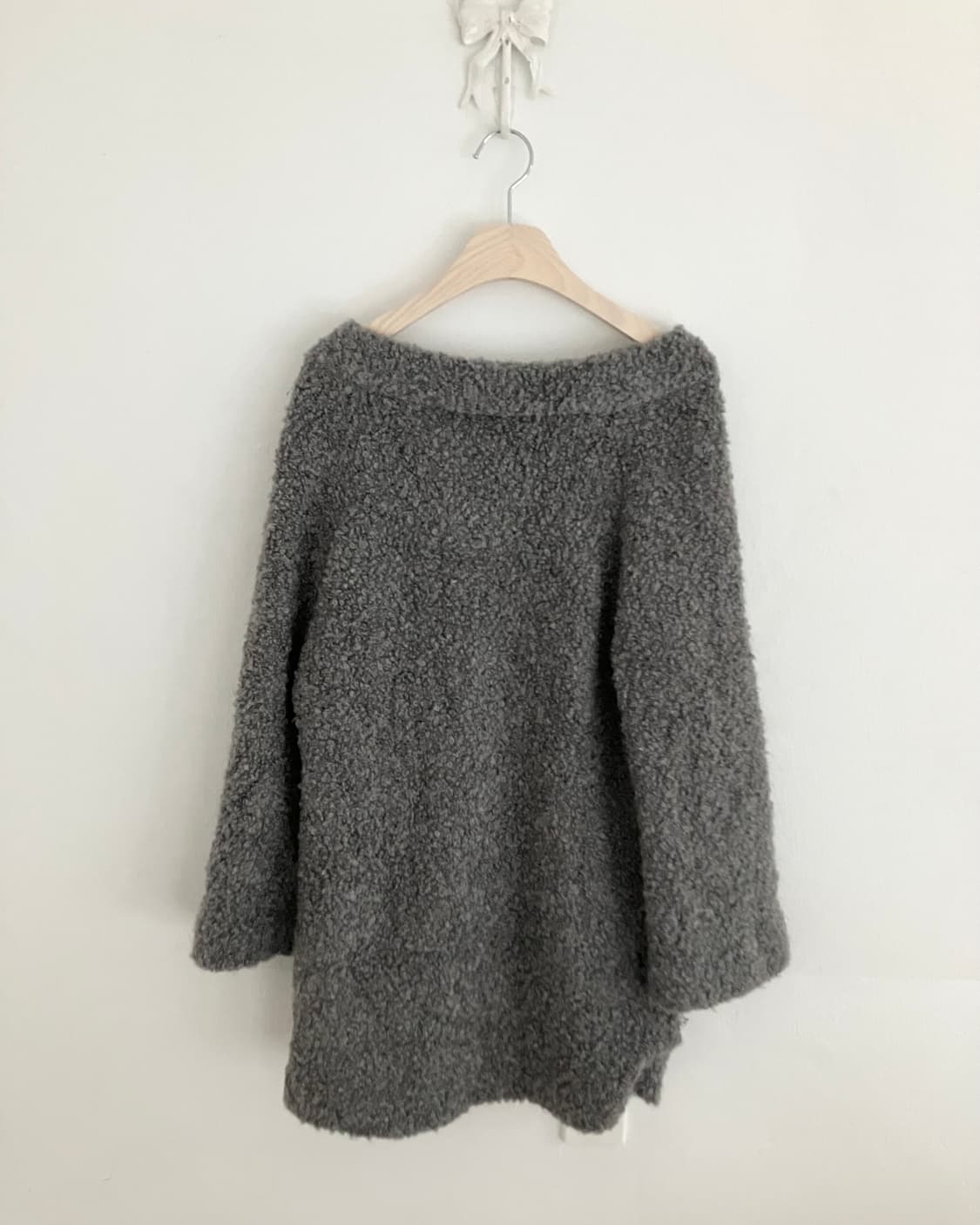 그레이 퍼 가디건 상품이미지4