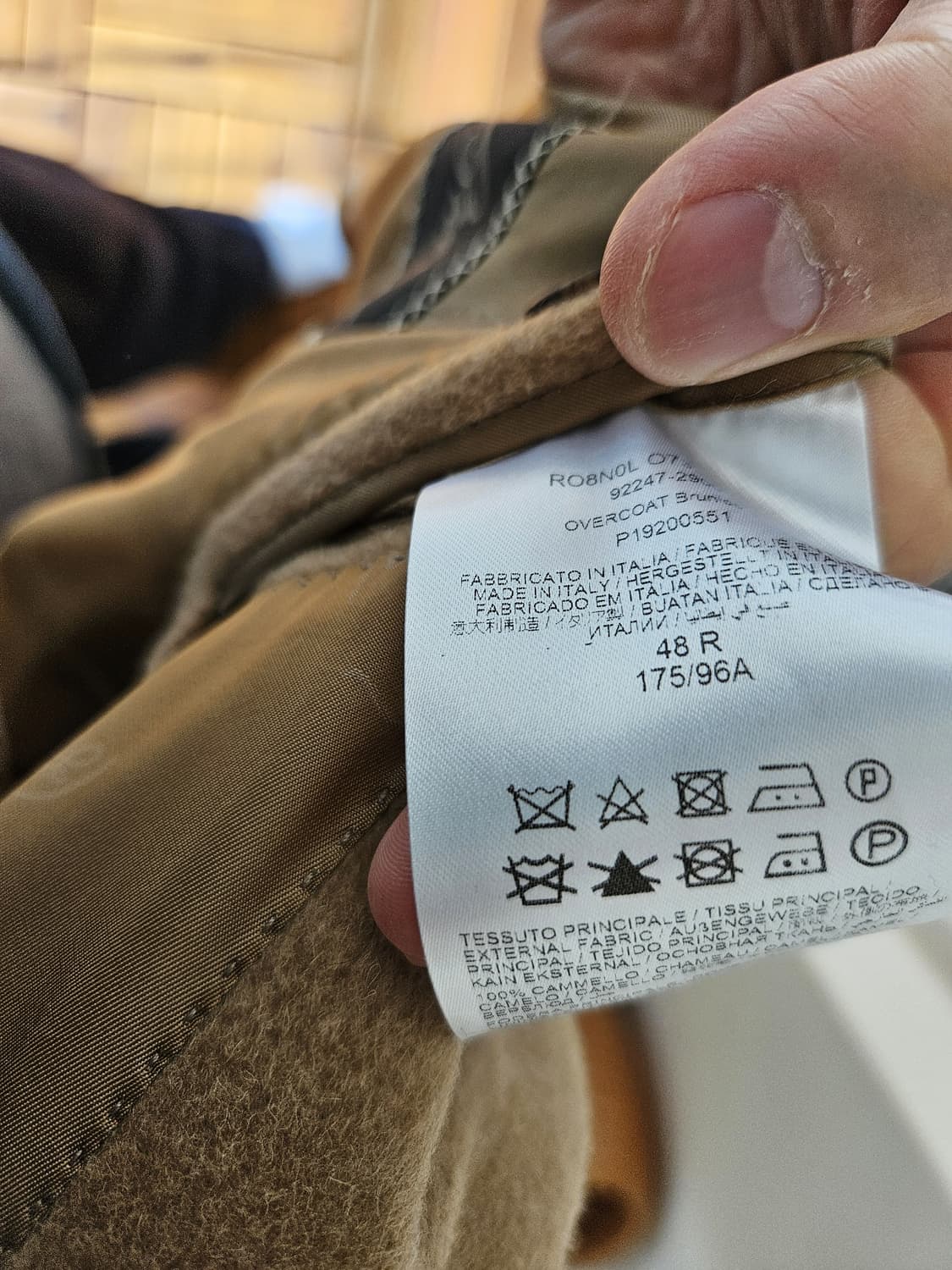 브리오니 카멜헤어 코트 로로피아나 톰포드 상품이미지7