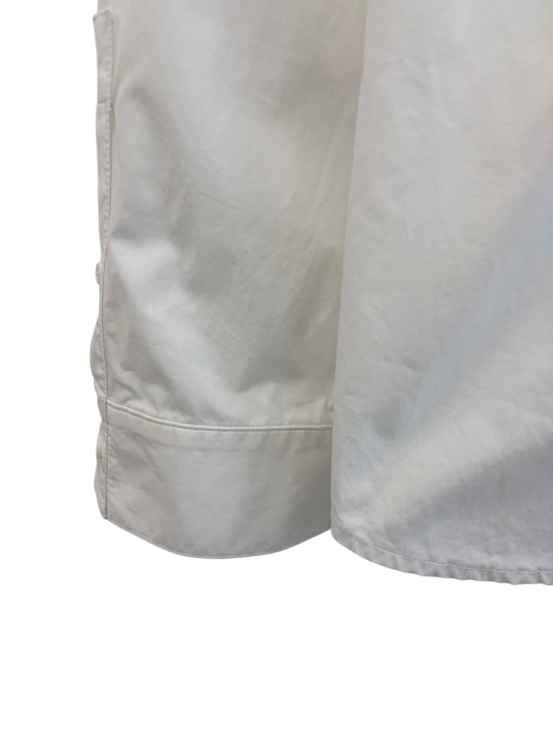 솔리드옴므 원버튼 셔츠 화이트 (50/국내105) 상품이미지6