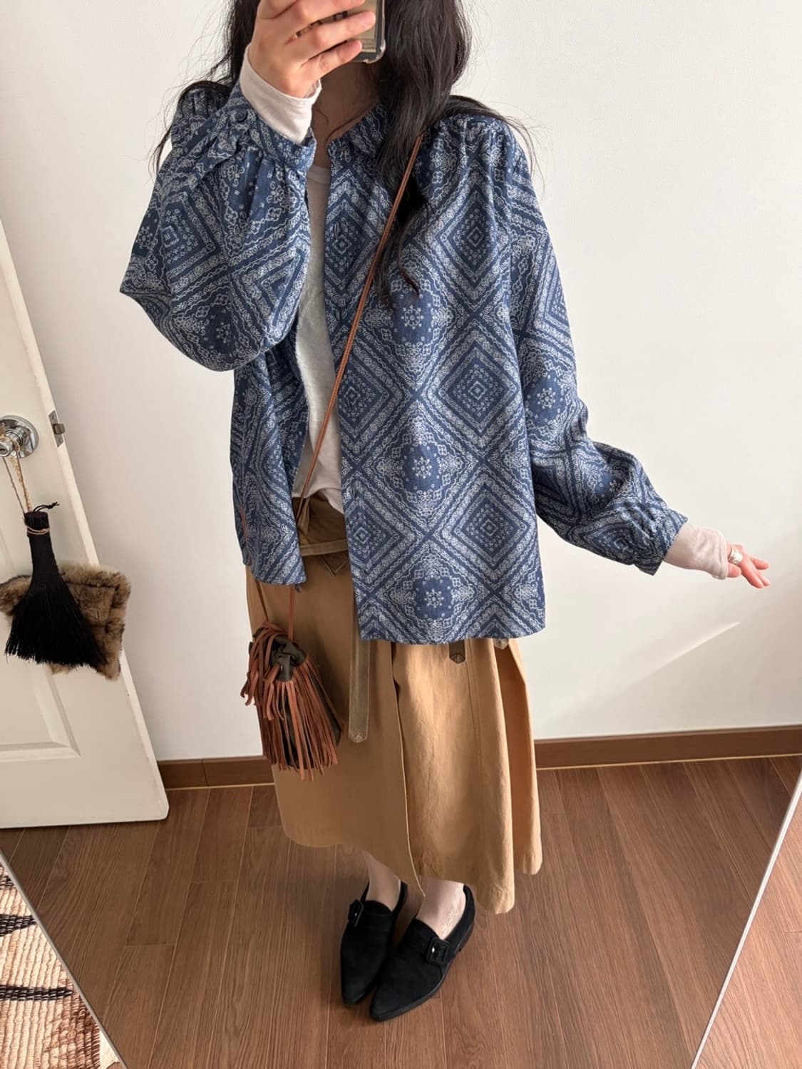 patterned shirt 상품이미지5