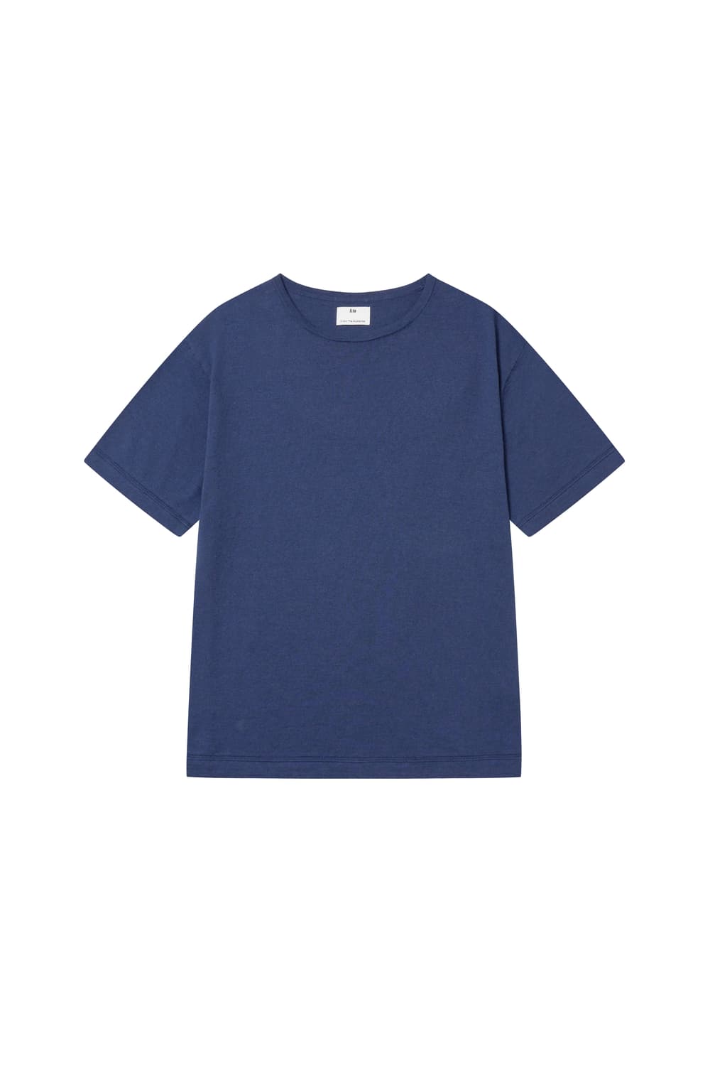 A.ta KNIT T-SHIRT ( DUSTY BLUE ) 상품이미지1