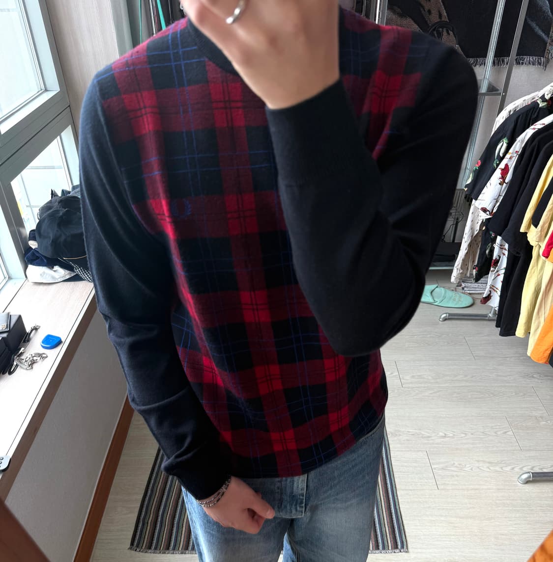 프레드페리 울 니트 상품이미지1