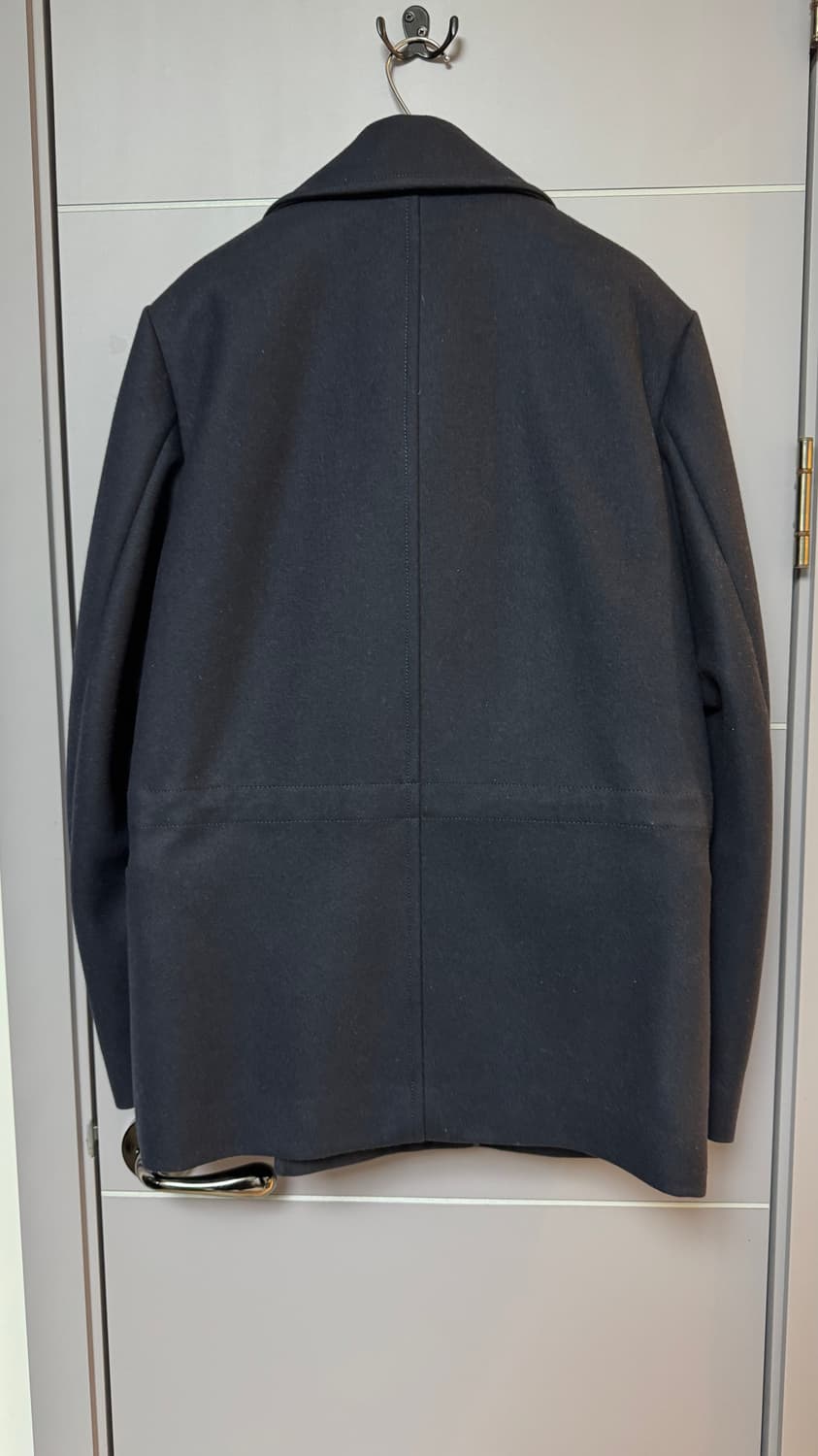 우영미 네이비 코트 상품이미지2