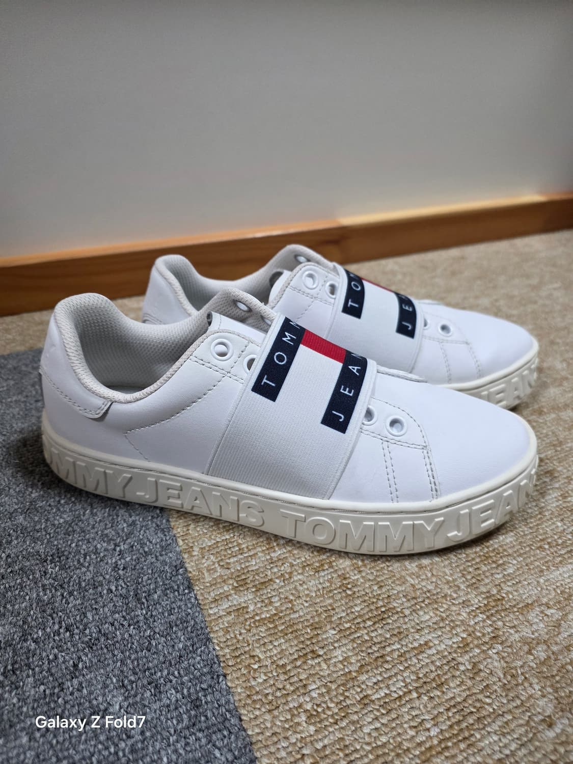 타미진스 화이트 스니커즈 슬립온 Jaz [230mm] 상품이미지3