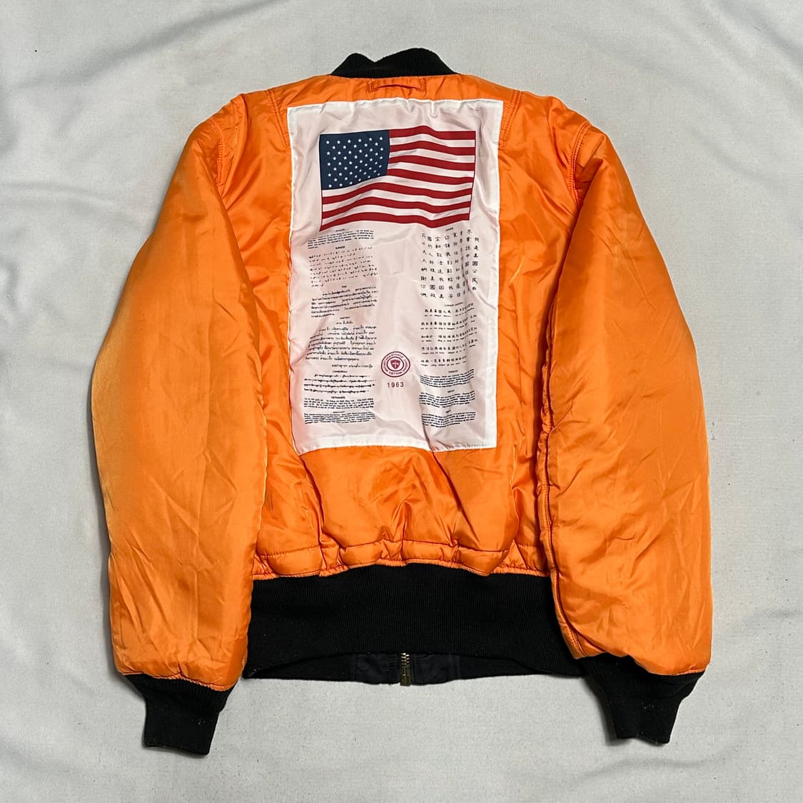 M 알파인더스트리 리버시블 ma-1 항공 자켓 상품이미지4