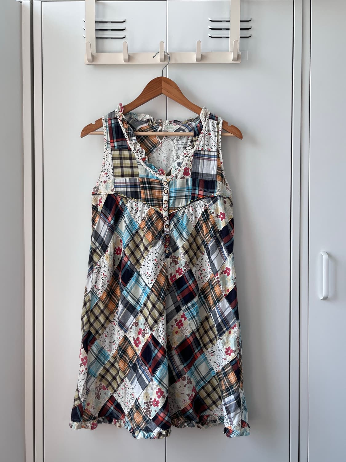 Honeysuckle rose 패치워크 하구미 나시 원피스  상품이미지3