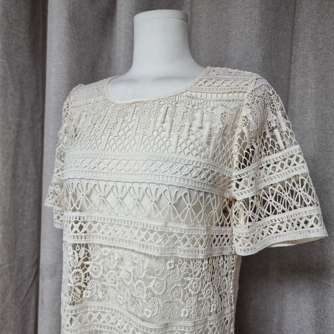 Reiss 리이스 레이스 원피스 드레스 (55) 택달림/한화50만 상품이미지4