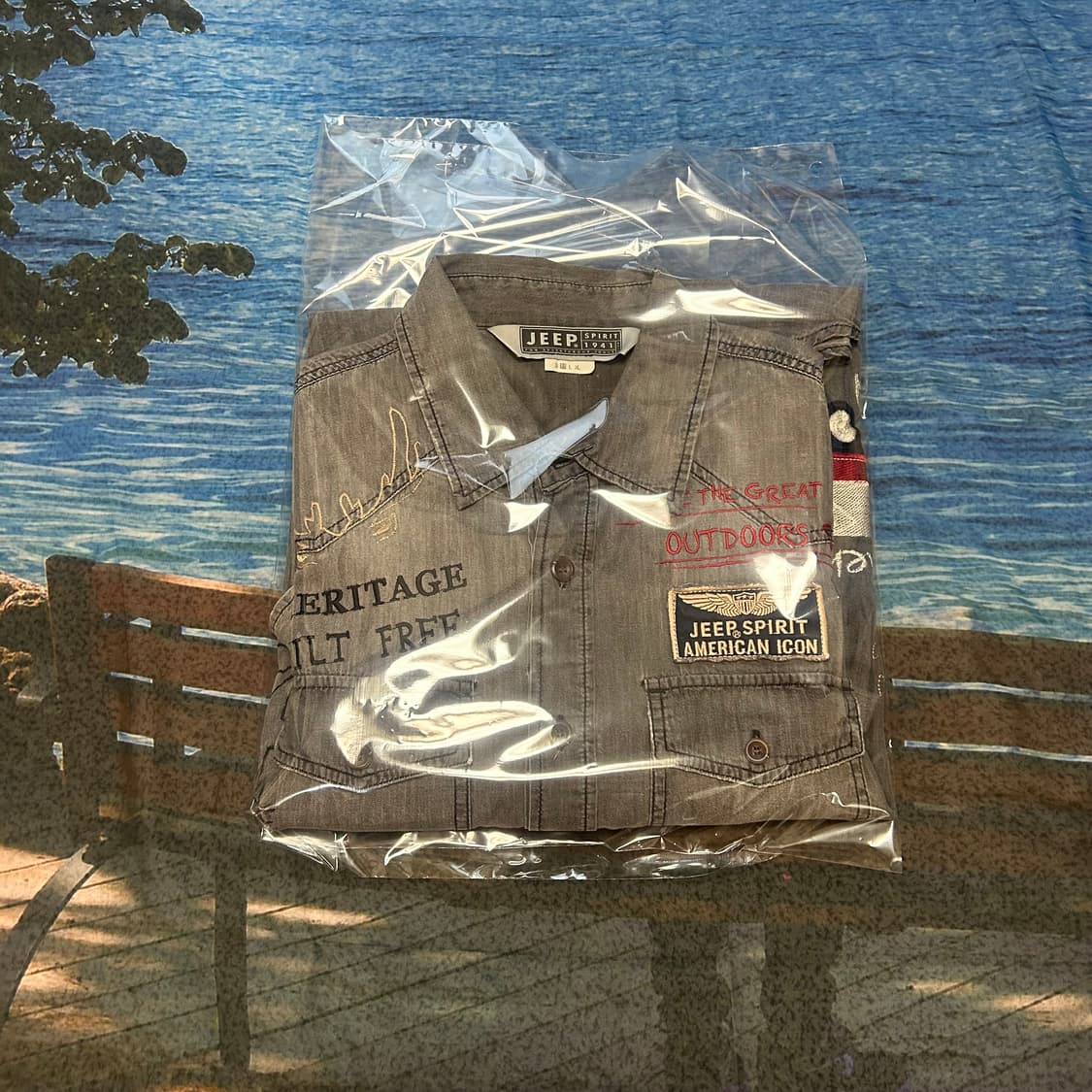 Jeep Patch Denim Shirt 상품이미지4