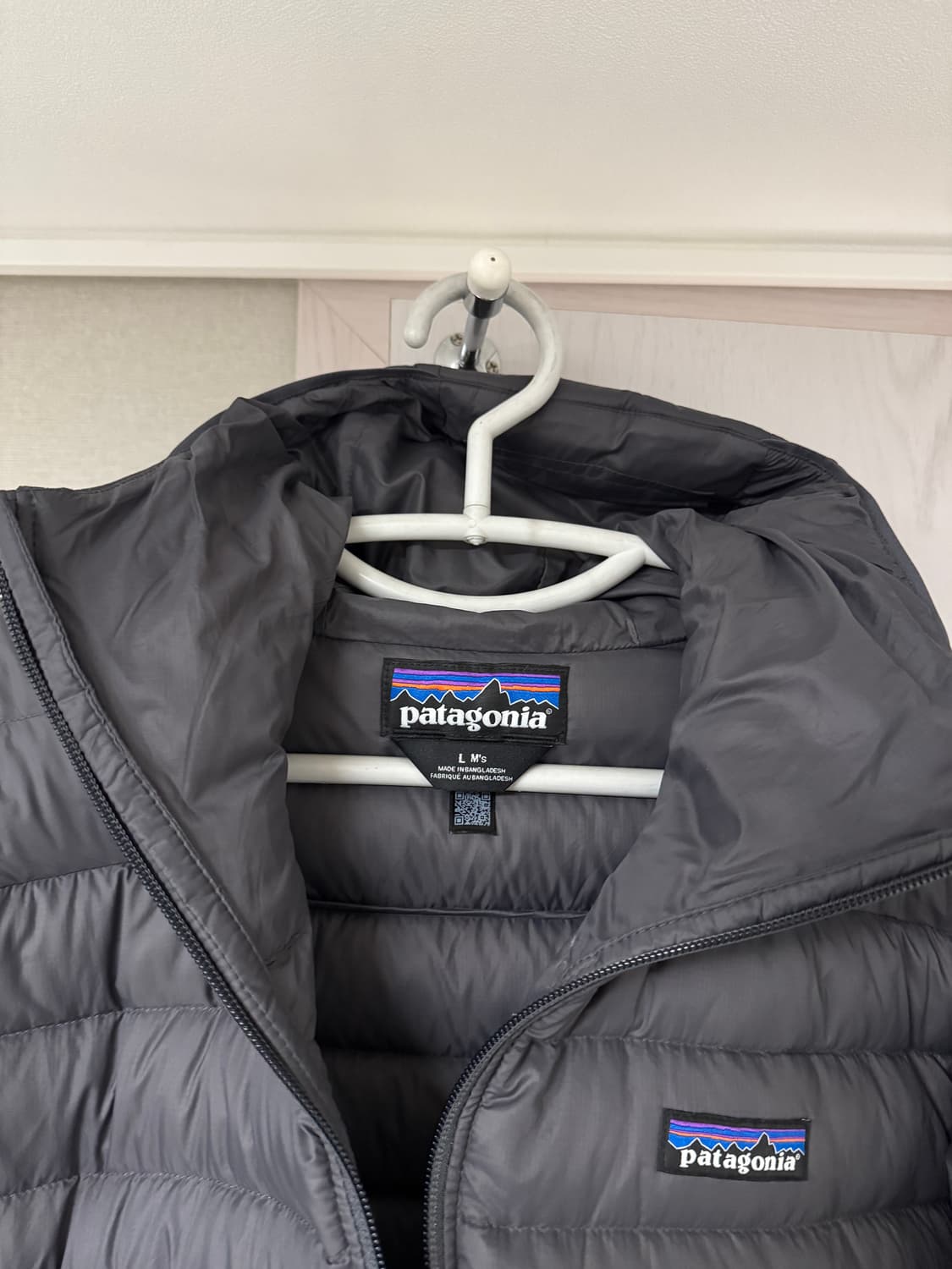 파타고니아 다운스웨터 후디 포지그레이 L 상품이미지2