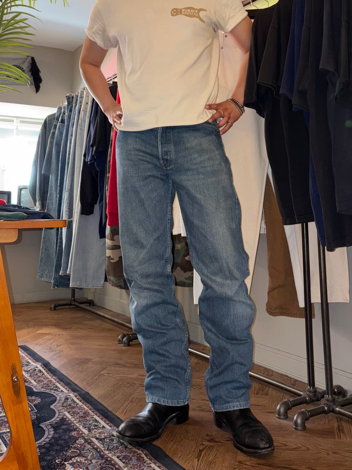 90’s Levi’s 501 USA denim middle washed  상품이미지3