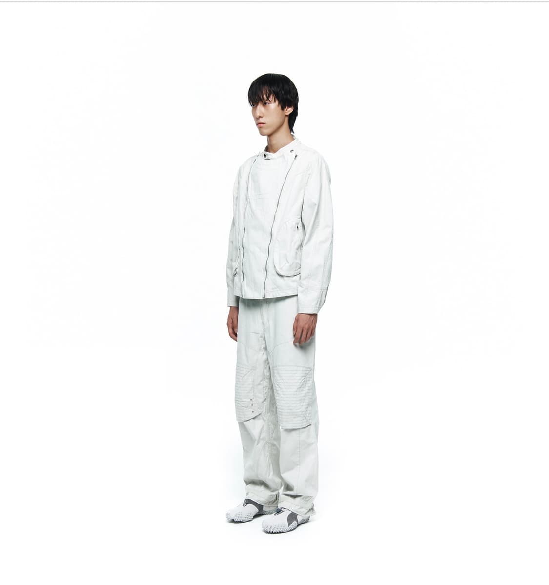 산산기어 MOTOR PANTS [DIRTY WHITE] 카고팬츠 상품이미지3