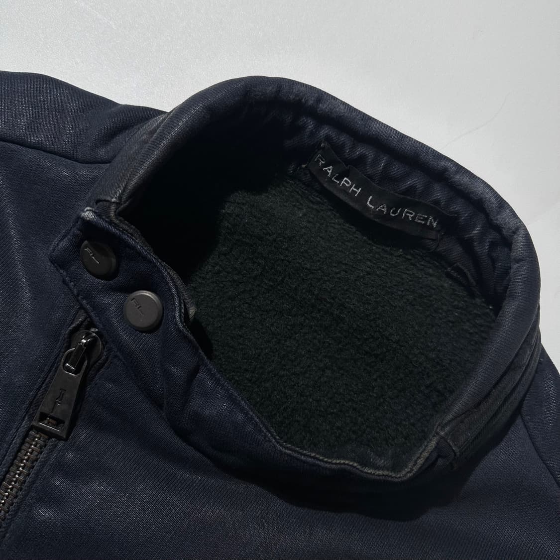 랄프로렌 블랙라벨 코팅 바이커 자켓 상품이미지5