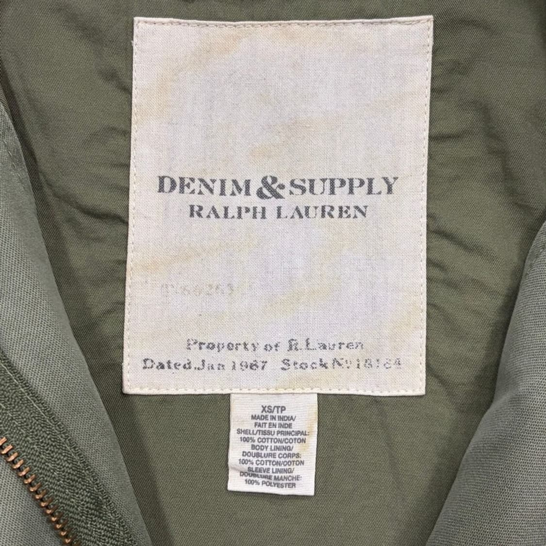 데님앤서플라이 랄프로렌 자카드 워크자켓 v1355 상품이미지6