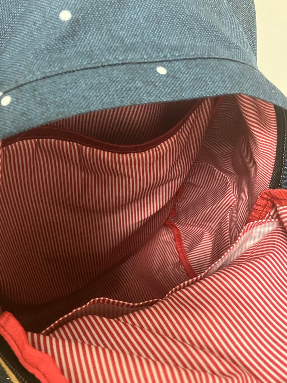 모리걸 데님 도트 백팩 아오이 유우 상품이미지4