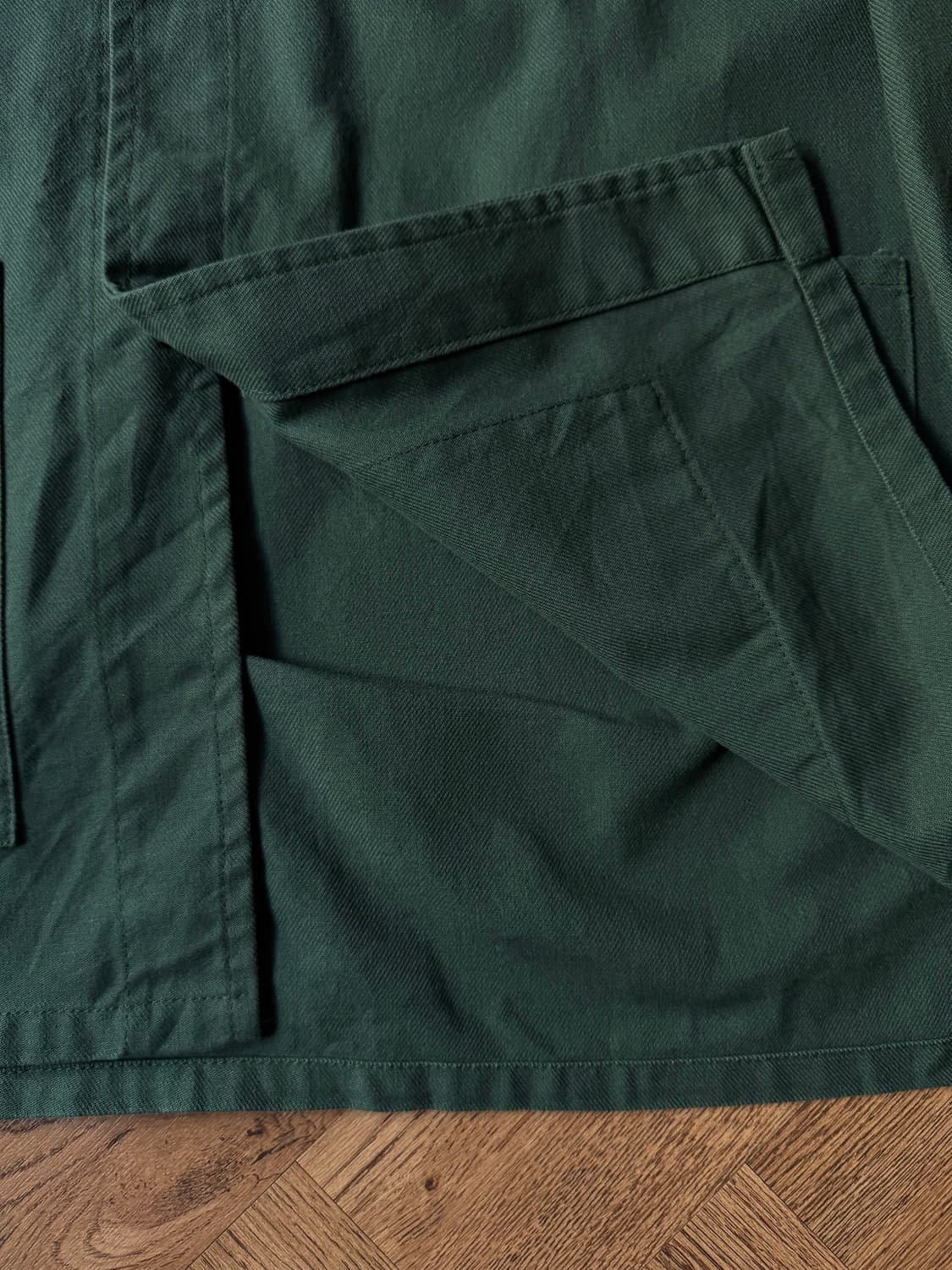 [2XL]유로 빈티지 그린 프렌치 워크자켓 상품이미지6