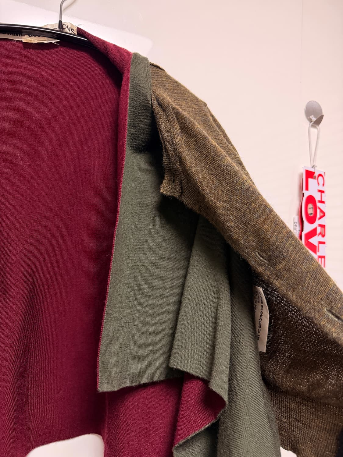 꼼데가르송 레이어드 가디건 상품이미지3