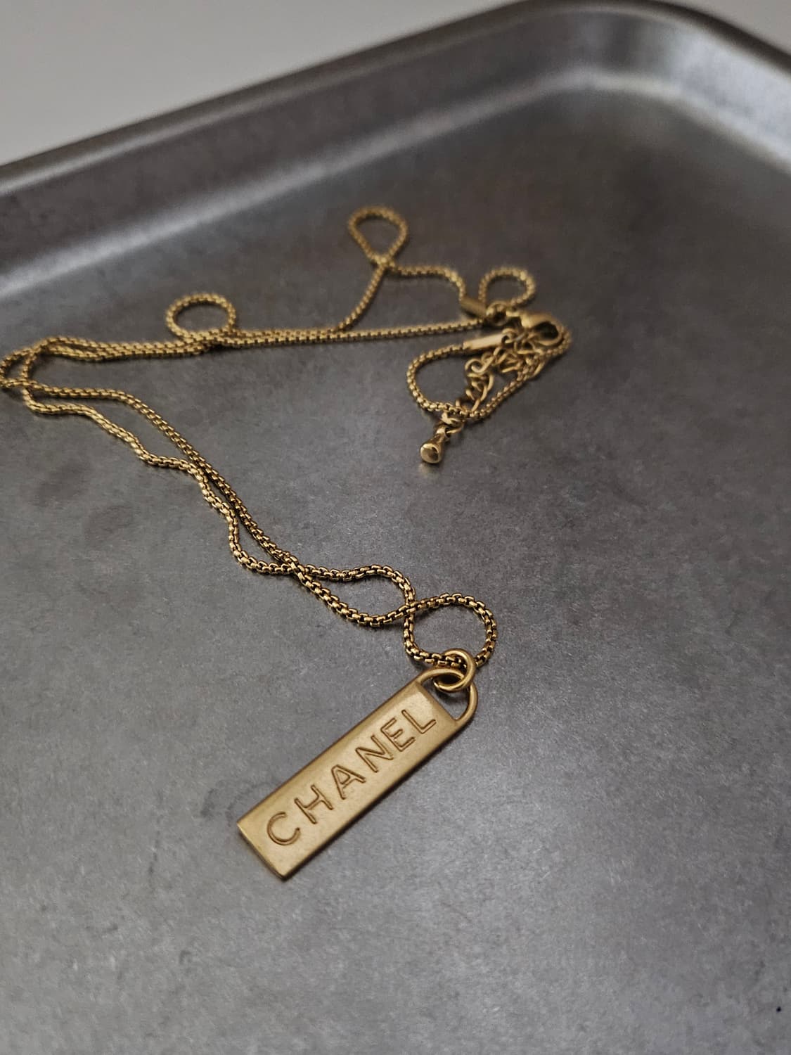 58 샤넬 빈티지 정품 목걸이 업사이클링 써지컬체인 롱목걸이 상품이미지2