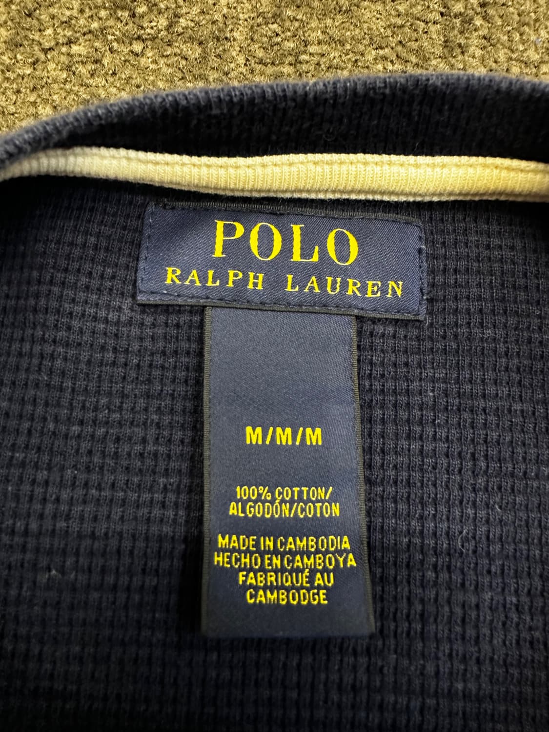 폴로 랄프로렌 와플 롱슬리브 상품이미지3