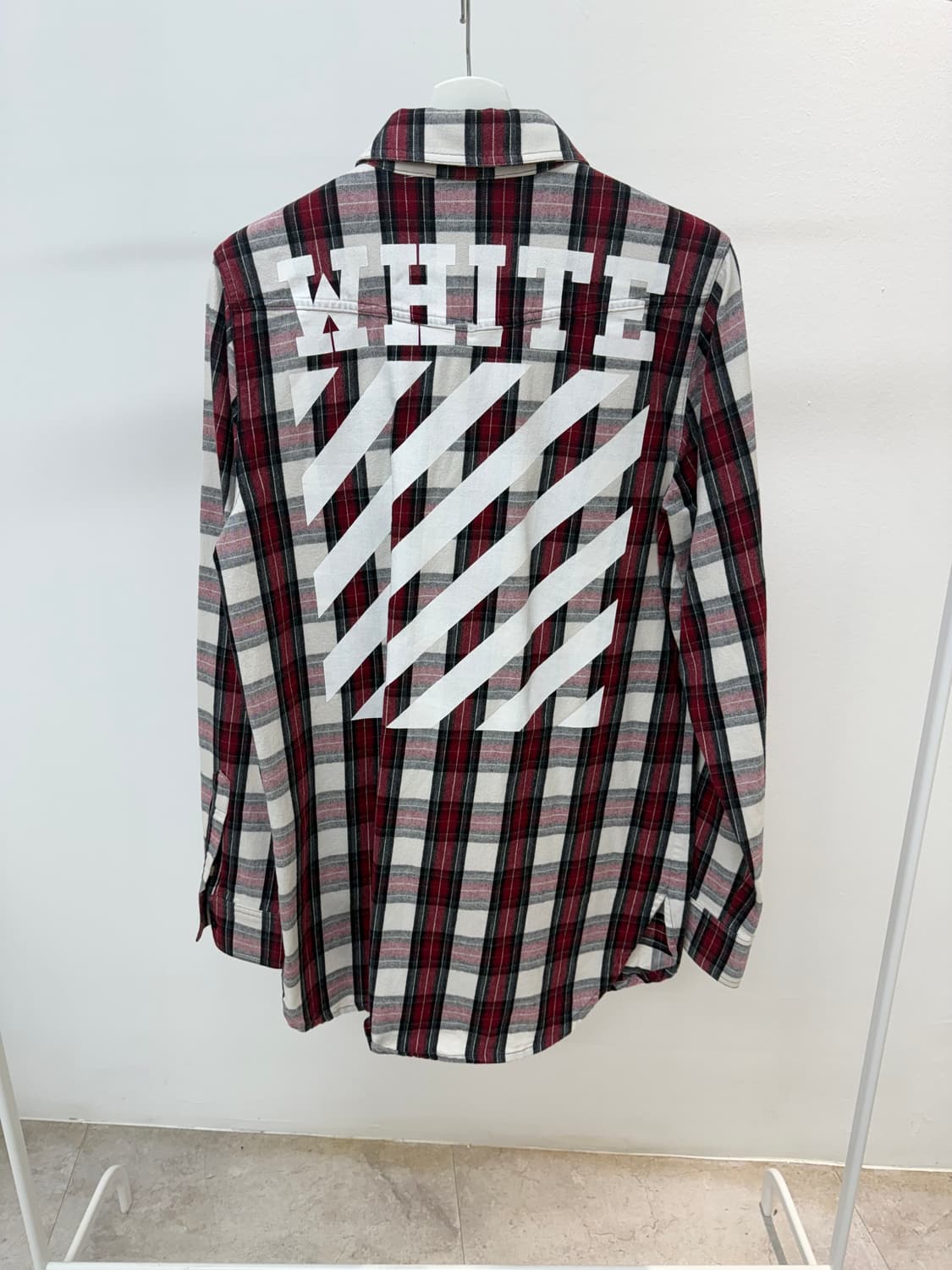 오프화이트 Off White 플란넬 체크 셔츠 상품이미지2