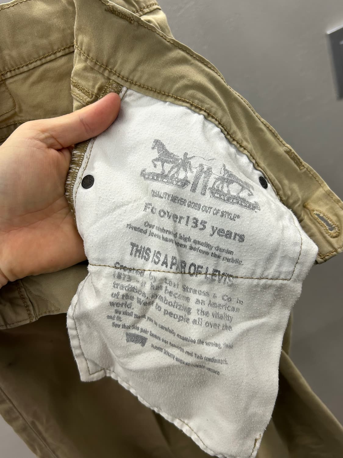 리바이스 면바지 상품이미지9