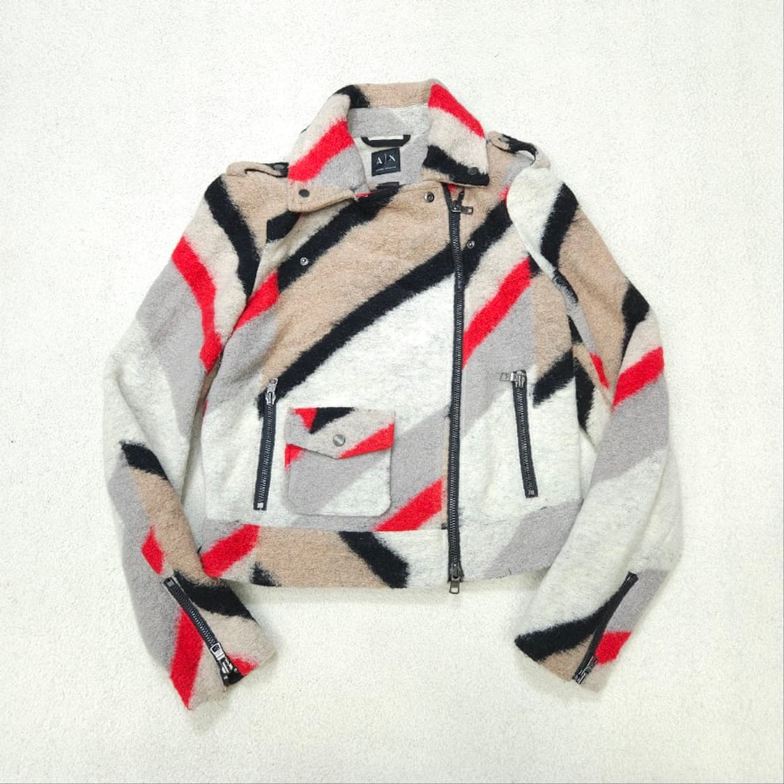 아르마니 익스체인지 울 라이더 자켓 XS 상품이미지2