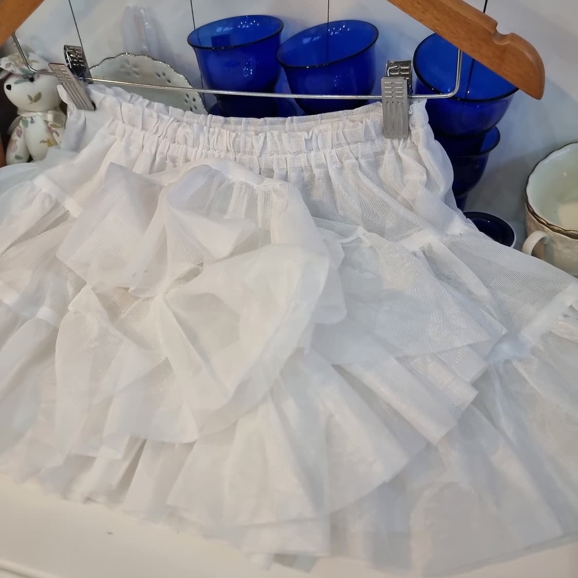 화이트 티어드 페티코트 스커트 상품이미지4