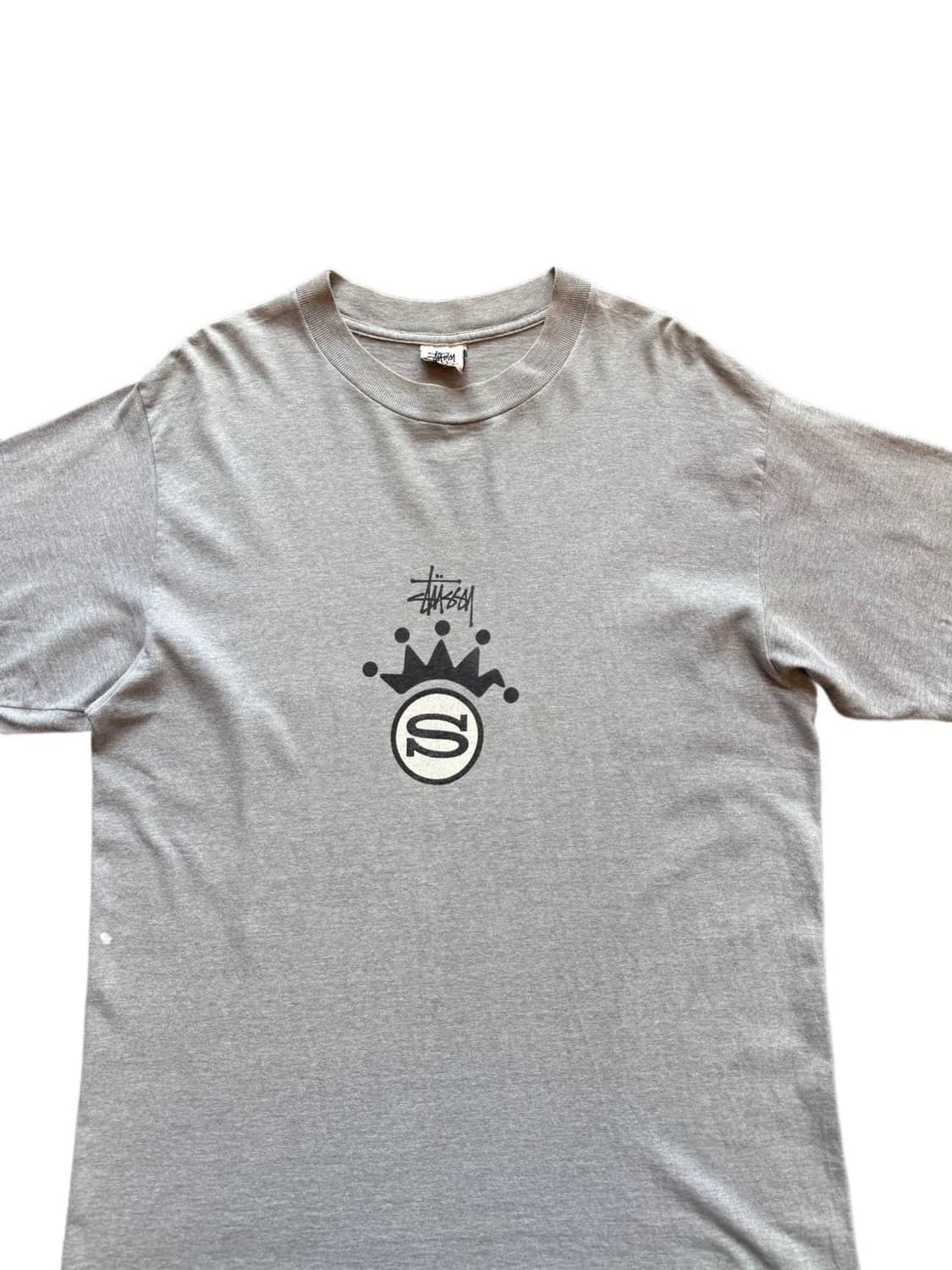 Mid 90s 스투시 센터 S 로고 티셔츠 상품이미지3