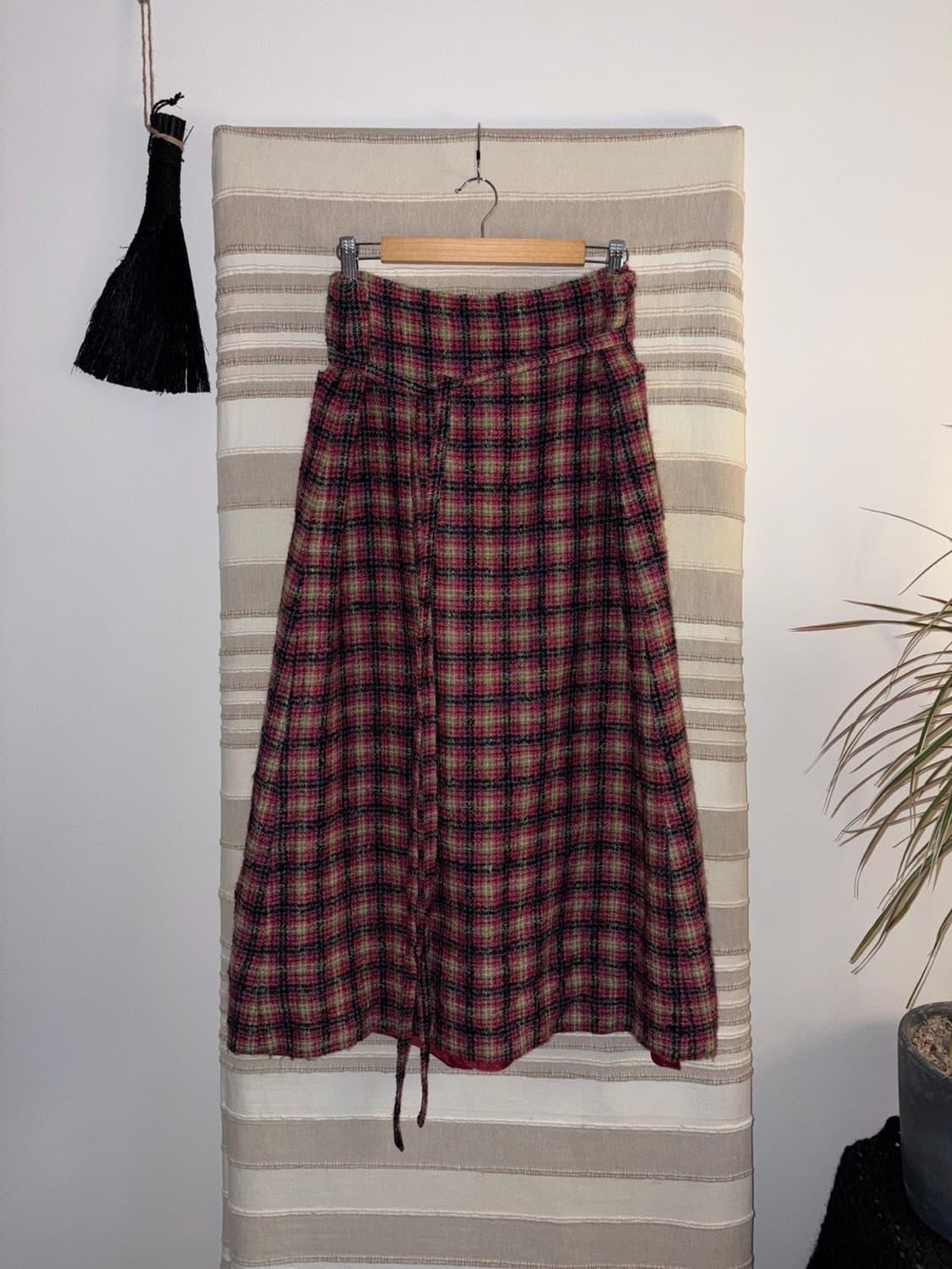check patterned long skirt 상품이미지9