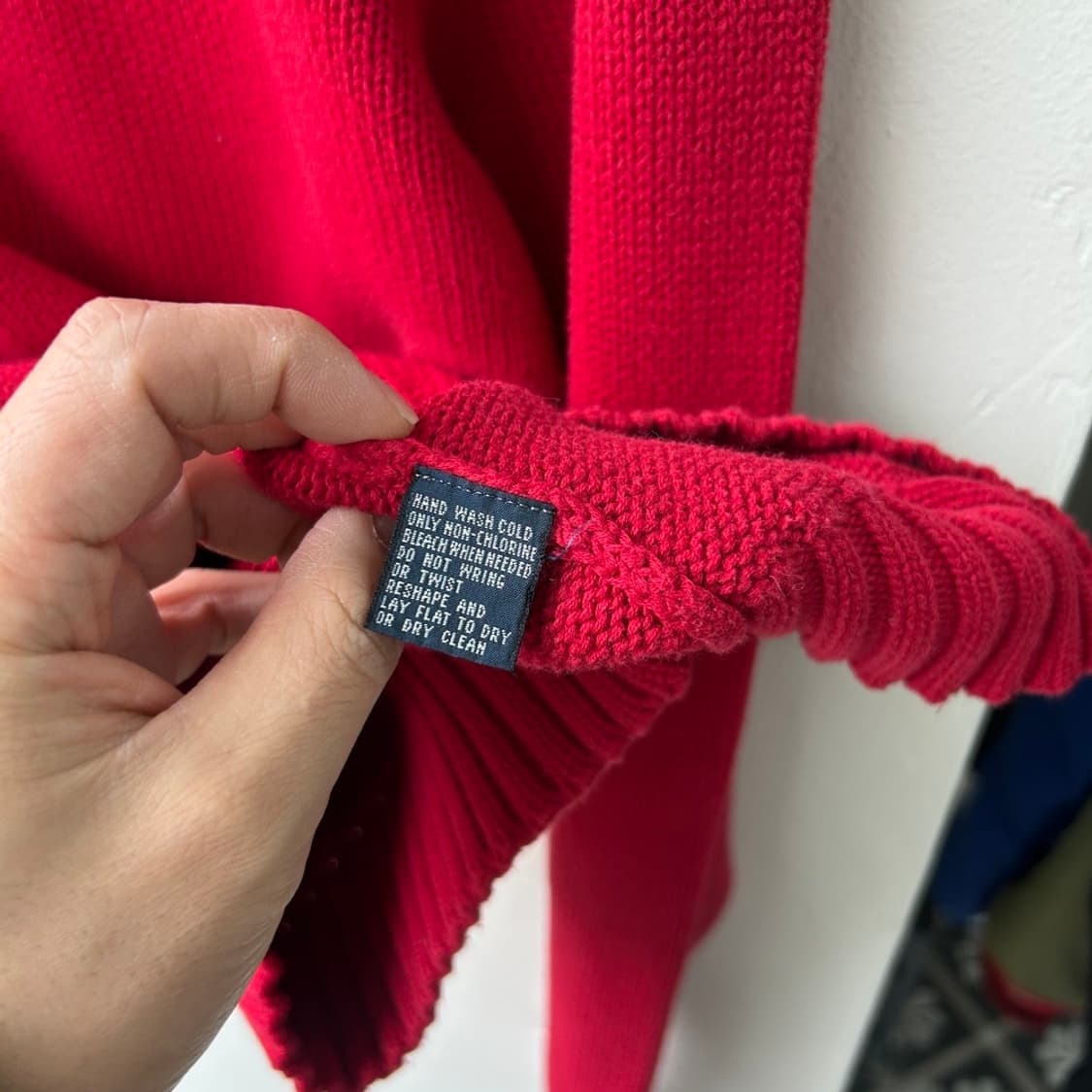 15959 - 폴로 랄프로렌 레드 니트 상품이미지4