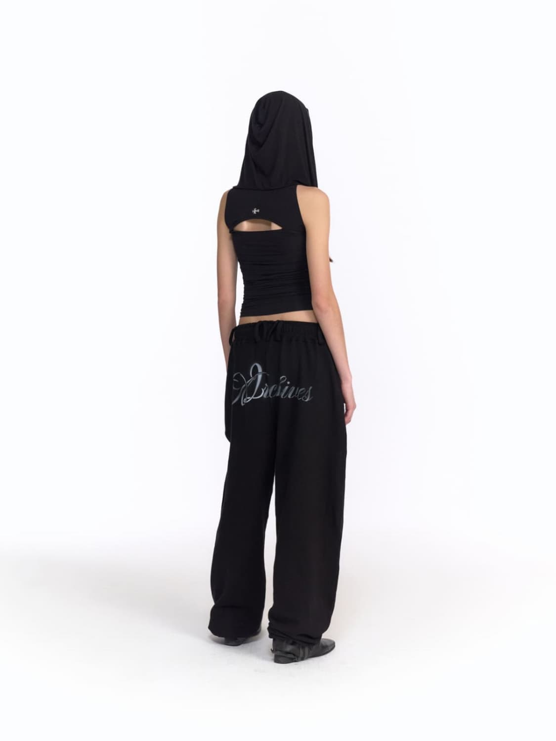 [새상품] 2000아카이브스 zen hoodie tank black 02 상품이미지4